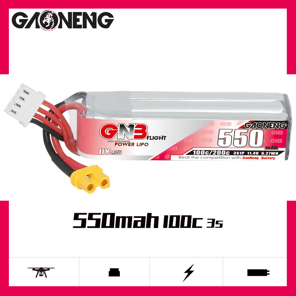 GNB HV 11.4 فولت 550 مللي أمبي - مراجعة Rc Helicopter Parts وسعره