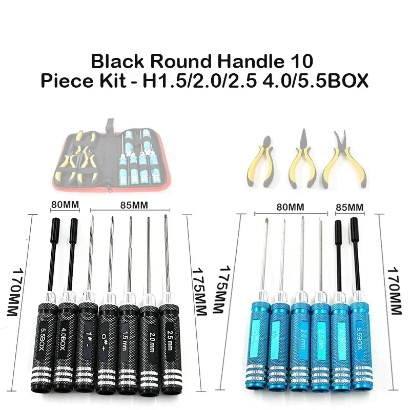 10 قطع/مجموعة، مجموعة أدوات إص - مراجعة Rc Helicopter Tool Kit وسعره