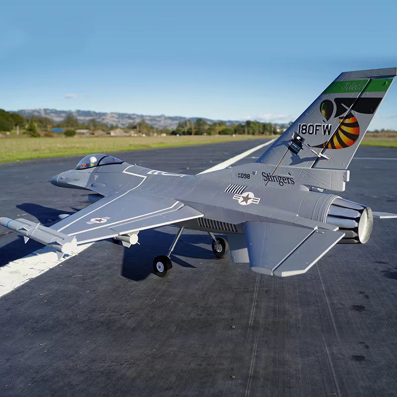 طائرة FMS EDF Jet 70mm F‑16C F - مراجعة Rc Helicopter Large وسعره