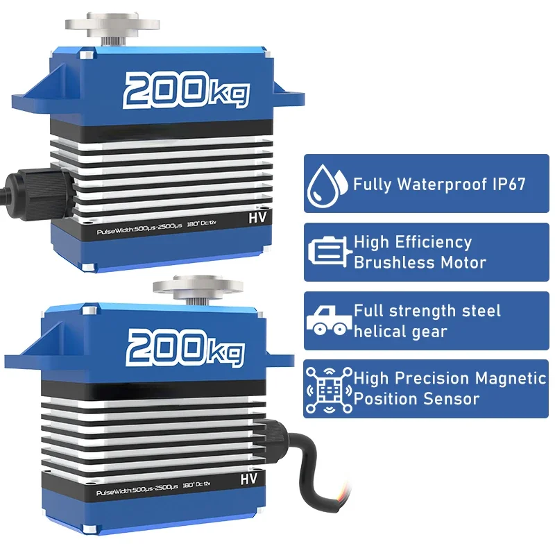 200 كجم فرش سيرفو 12 فولت-16.8 - مراجعة Rc Helicopter Parts وسعره